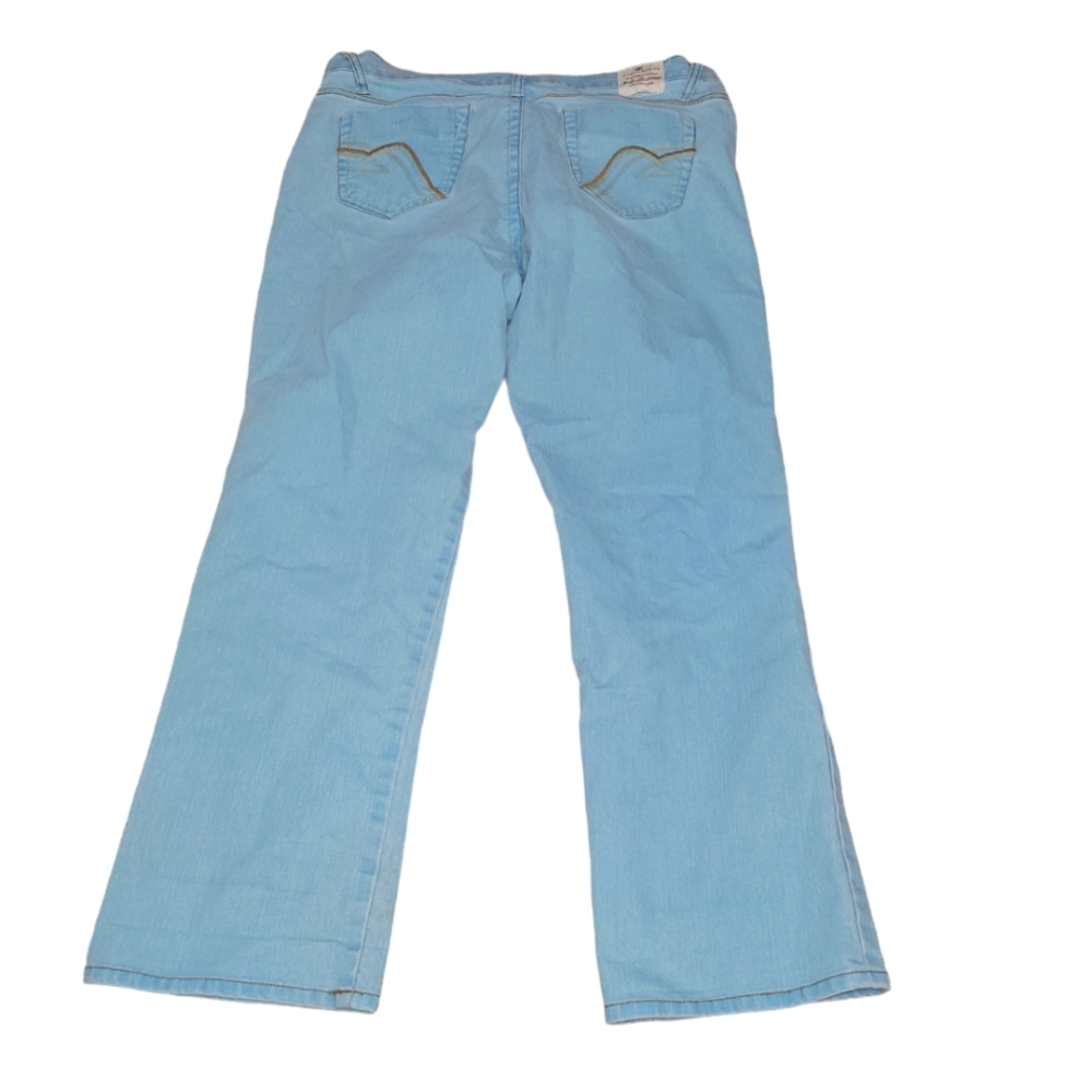 Z Cavaricci Vintage hand crafted straight leg light blue jean